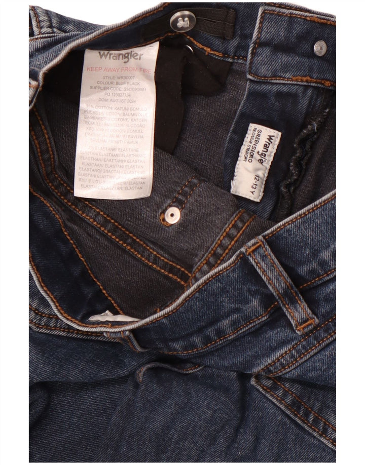 WRANGLER Jean droit Greensboro fille 12-13 ans W26 L27 bleu marine