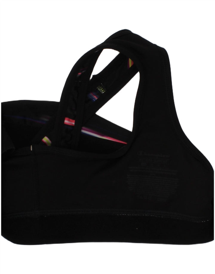 Champion Soutien-gorge de sport pour femme Grand noir Polyester Sports