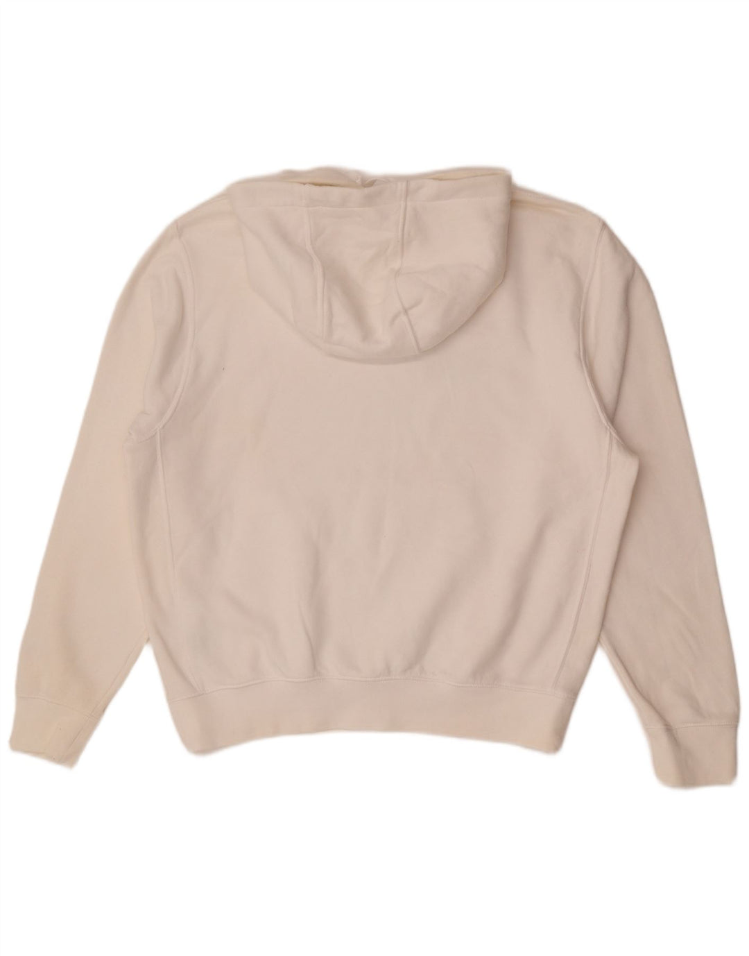 NIKE Pull à capuche graphique pour homme en coton blanc moyen