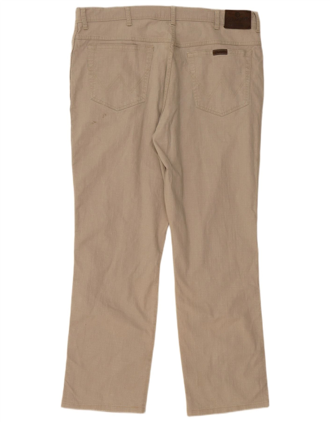 WRANGLER Pantalon décontracté droit coupe droite pour homme W40 L32 Coton beige