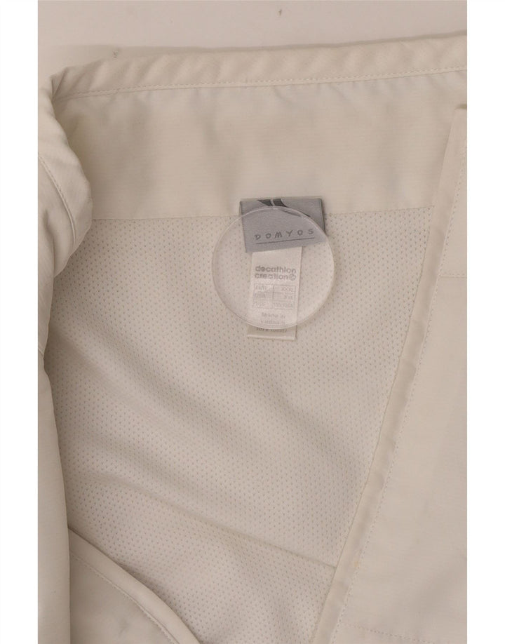 Domyos Veste de Survêtement Homme 2XL Blanc Colorblock Polyester