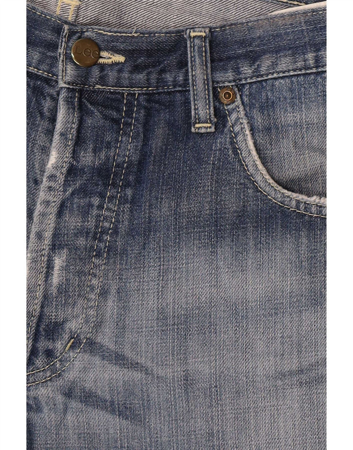 Lee Jean Droit Freeburn Homme W34 L30 Bleu Coton