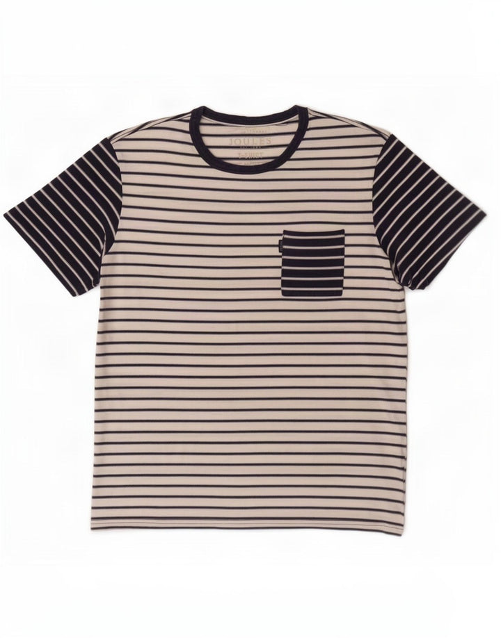 Joules T-Shirt Homme Haut Large Blanc Rayé