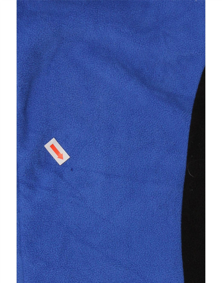 Calvin Klein Veste polaire graphique pour femme UK 14 Bleu moyen Colourblock