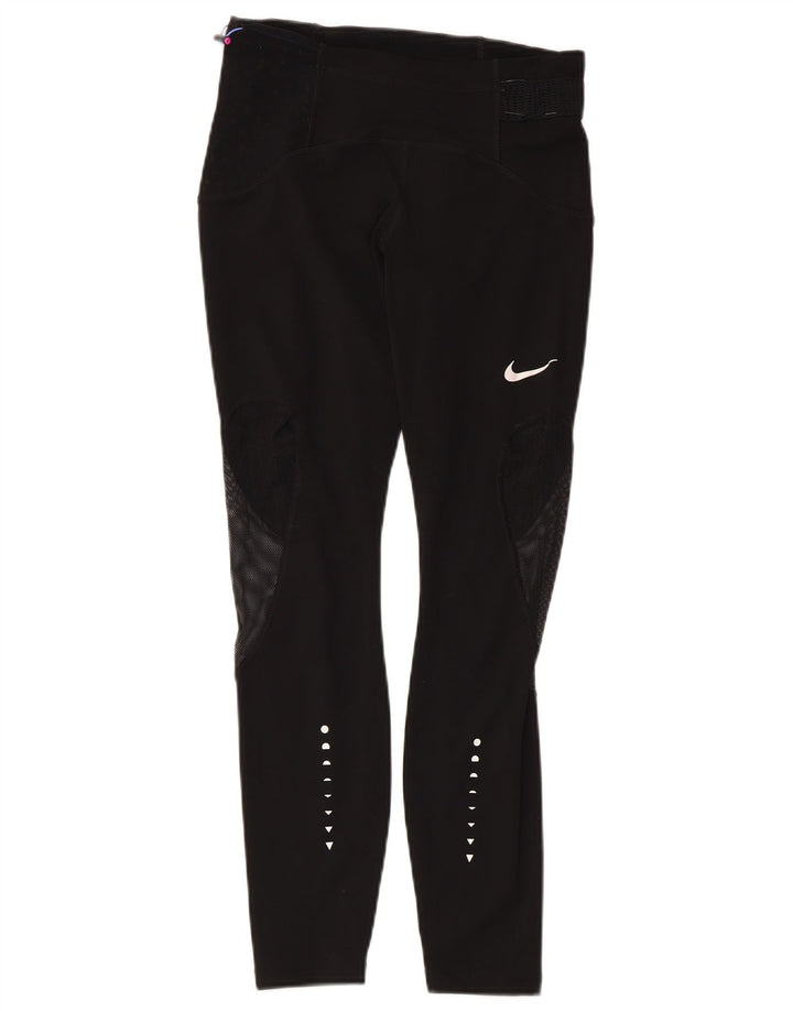 NIKE Legging Dri Fit pour femme UK 8 Small Noir Polyester
