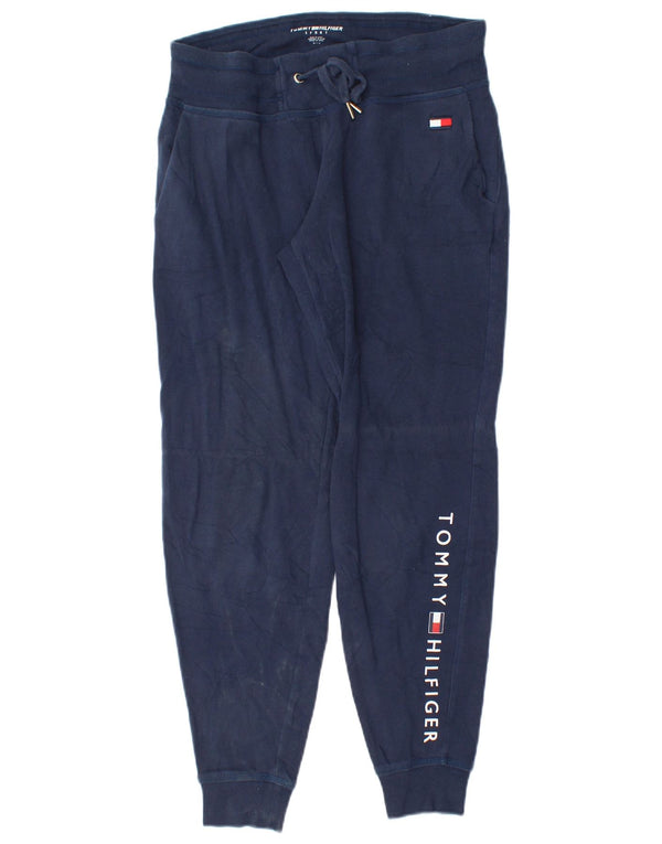 Champion Pantalon de survêtement graphique pour femme Joggers UK 10 Small Bleu marine