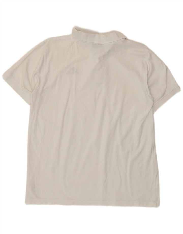 Kappa Polo Homme Blanc Moyen Coton