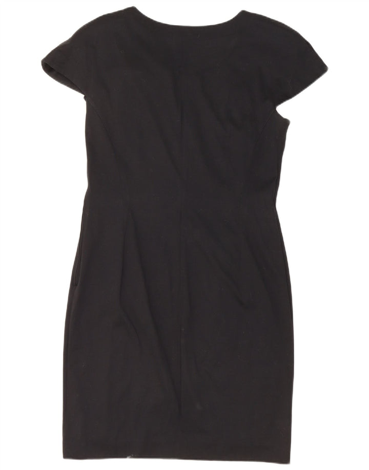 Luisa Spagnoli Femme Robe Fourreau IT 44 Coton Noir Moyen