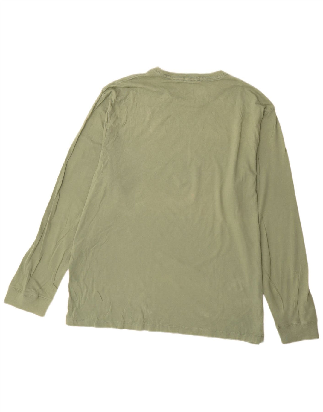 J. CREW Homme Broken In Top Manches Longues XL Vert