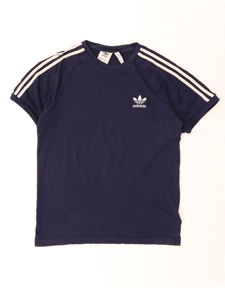 Adidas T-Shirt Homme Top Bleu Marine Moyen Coton