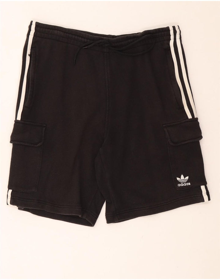 Adidas Short de Sport Graphique Homme Noir Moyen Coton Sports