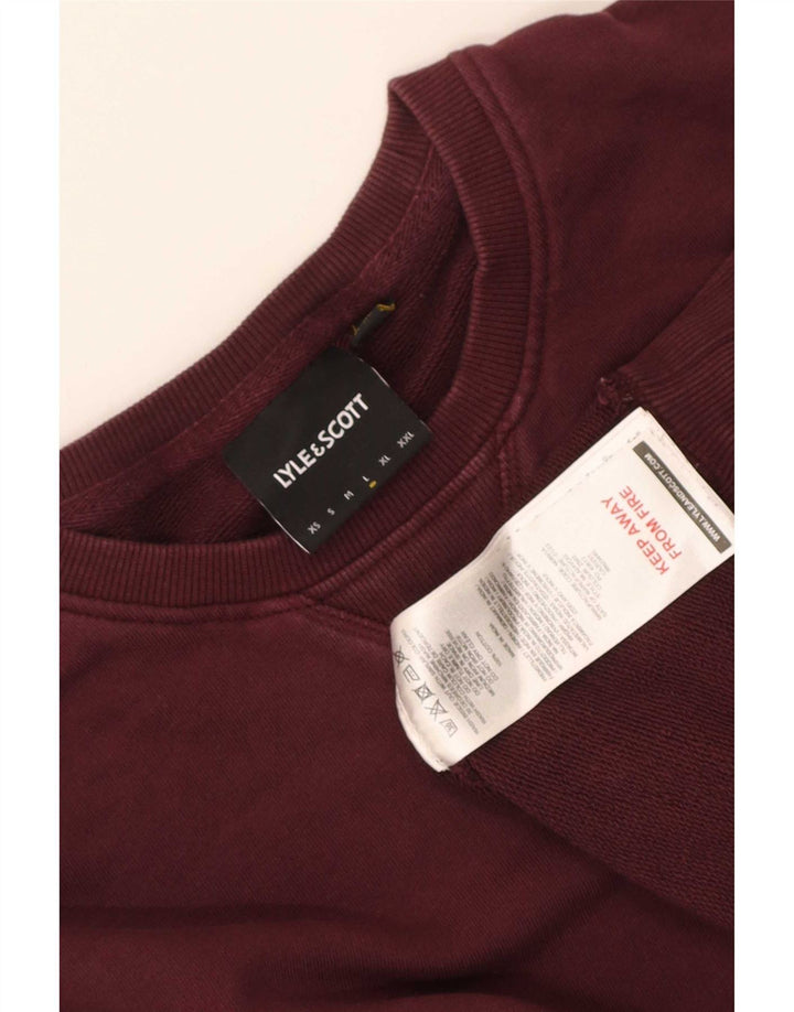 Lyle & Scott Sweat-shirt pour homme en coton marron grand