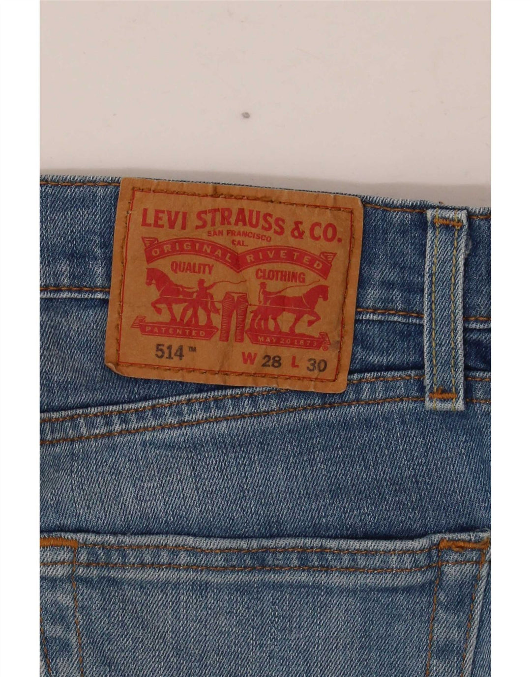 Levi's Jean Droit 514 Femme Bleu W28 L30