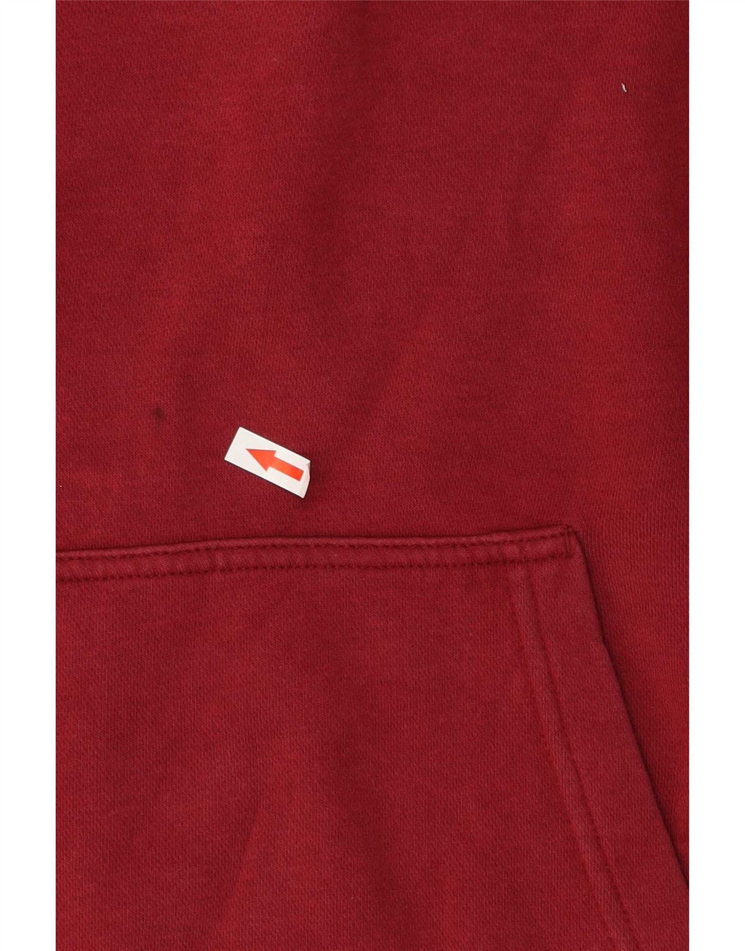 Nike Pull à capuche en coton bordeaux moyen pour homme