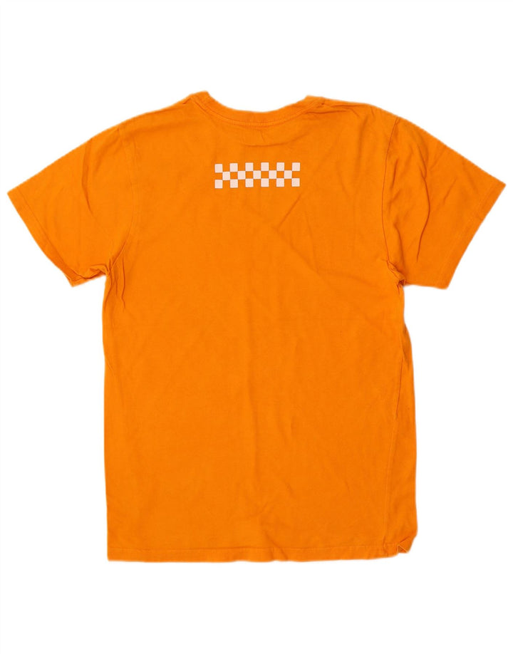 Vans T-shirt graphique ajusté sur mesure pour hommes, petit coton orange