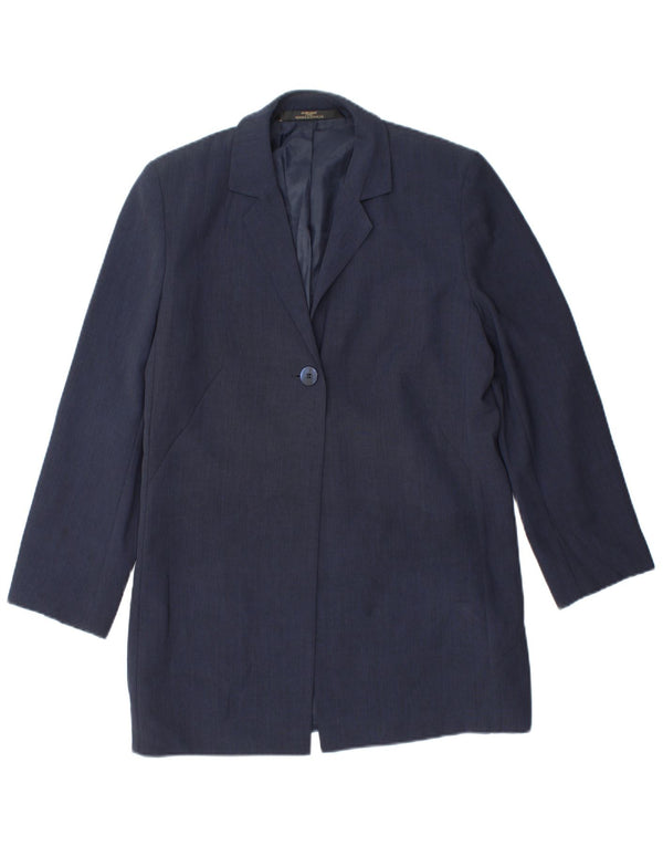 Marks & Spencer Veste blazer St. Michael pour femme UK 10 Small Bleu marine