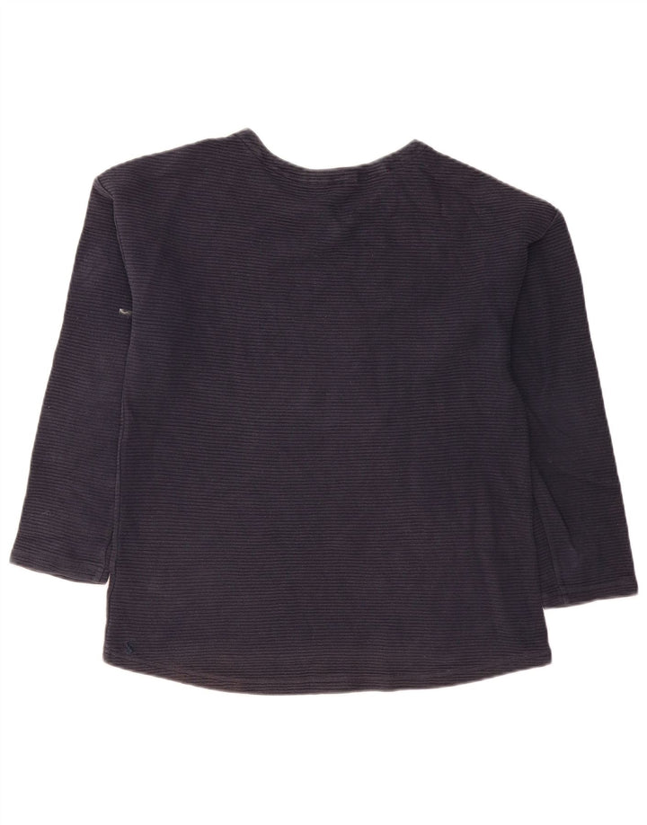 Joules Haut à manches longues pour femme UK 12 Bleu marine moyen Coton