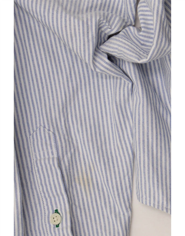 Tommy Hilfiger Chemise Homme Bleu Moyen En Coton À Fines Rayures