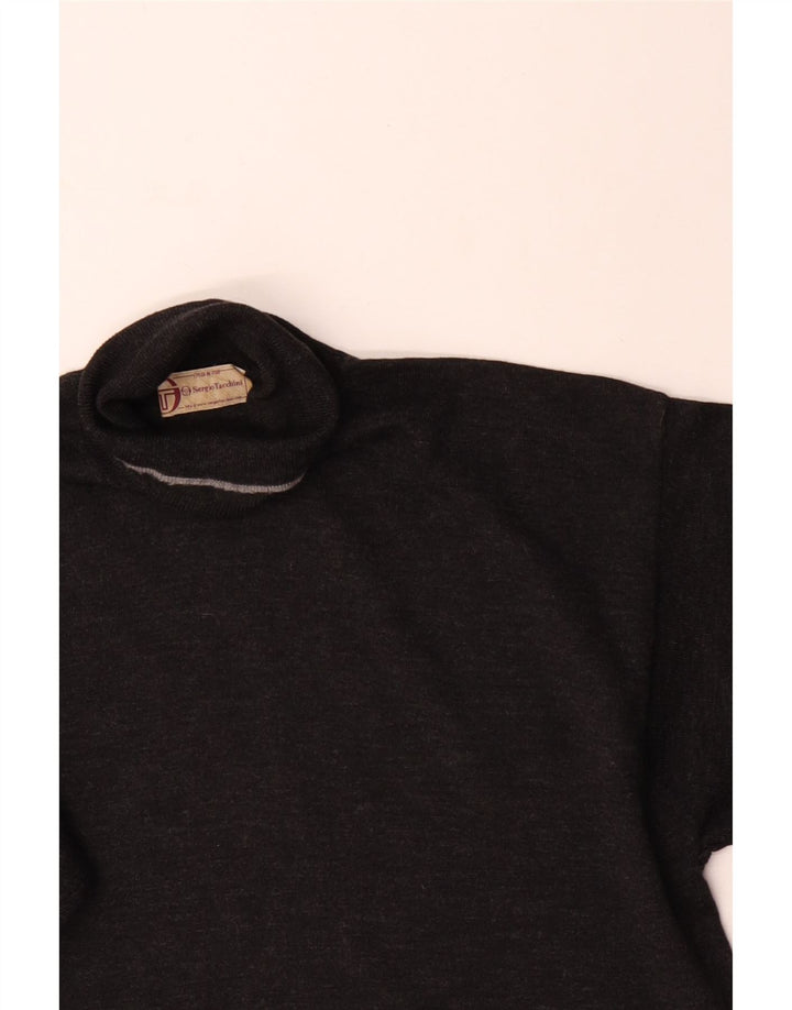 Sergio Tacchini Pull Col Roulé Homme Grand Gris
