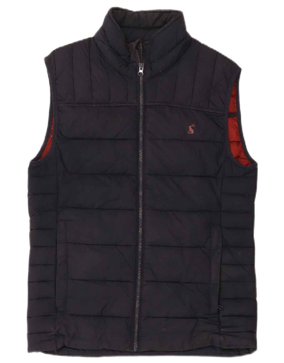 Joules Gilet rembourré surdimensionné pour femme UK 10 Small Bleu marine Polyester