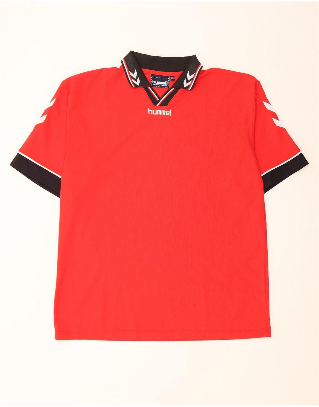 Hummel Polo Graphique Homme 2XL Rouge Colorblock Polyester