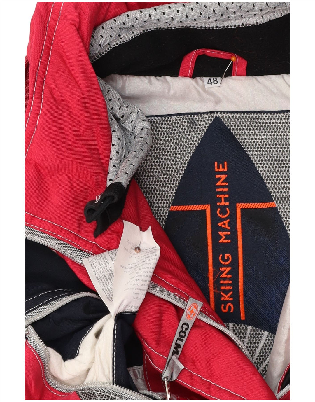 COLMAR Veste de Ski Femme IT 48 XL Rose Colourblock Polyamide