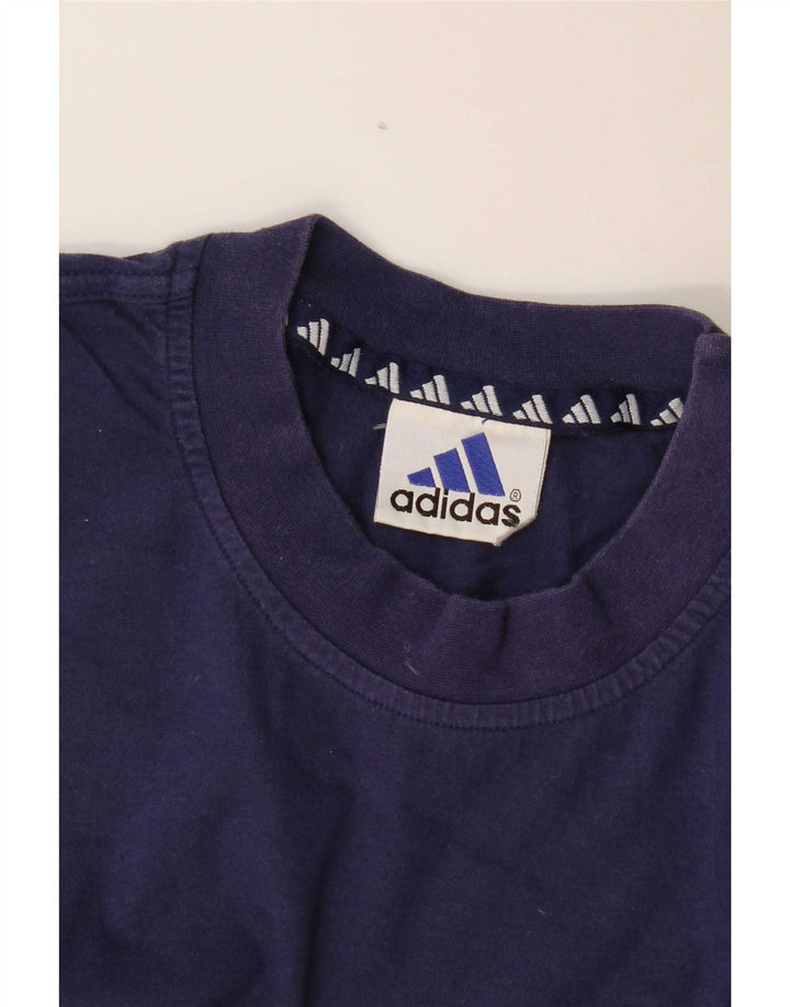 Adidas T-Shirt Homme Bleu Marine Moyen