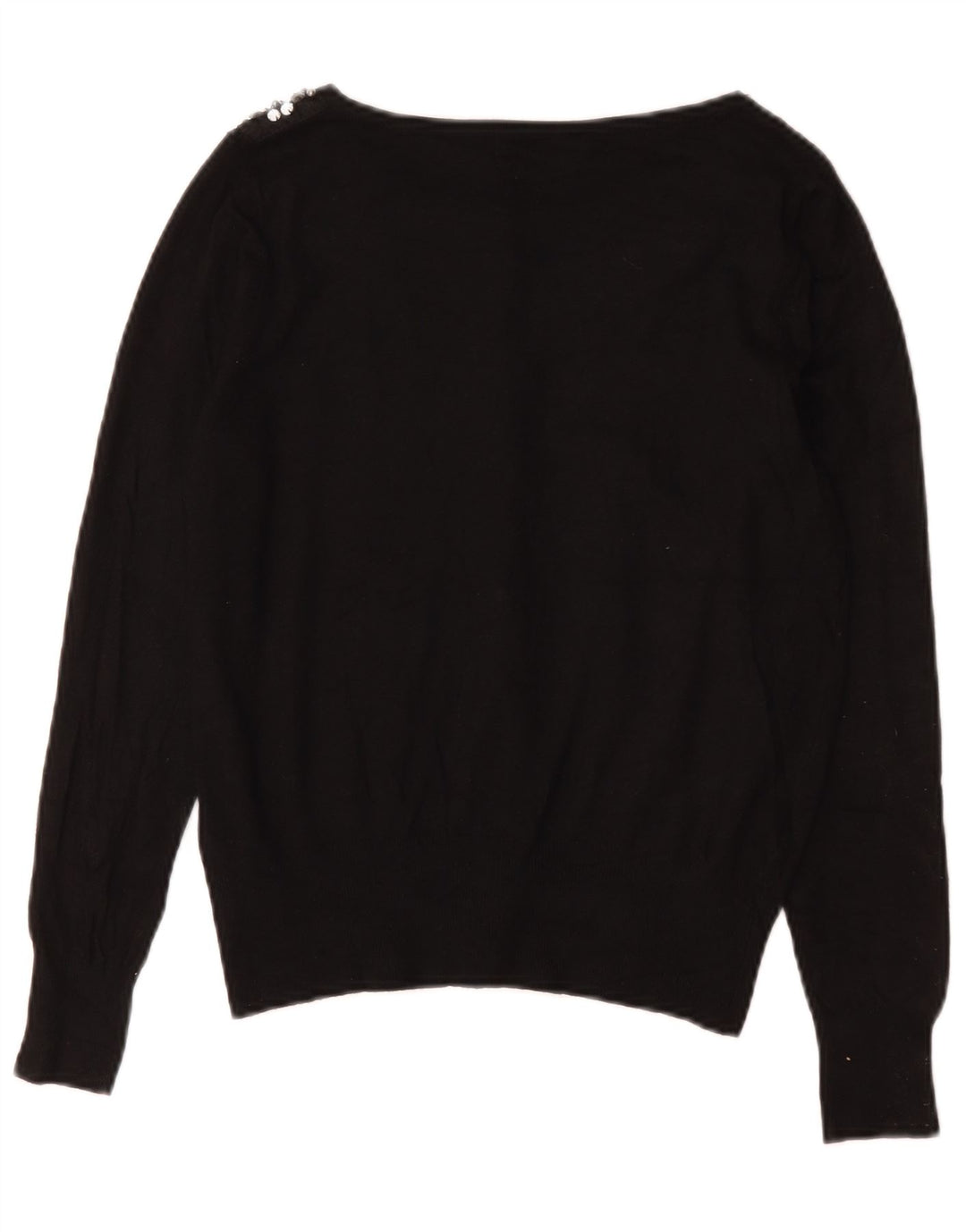 Marks & Spencer Cardigan pour femme en coton noir moyen UK 12