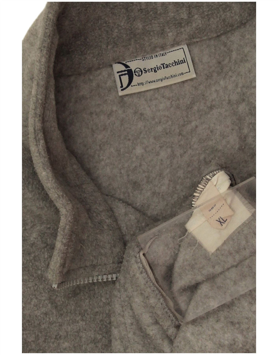 Sergio Tacchini Veste Polaire Homme UK 42 XL Gris Moucheté