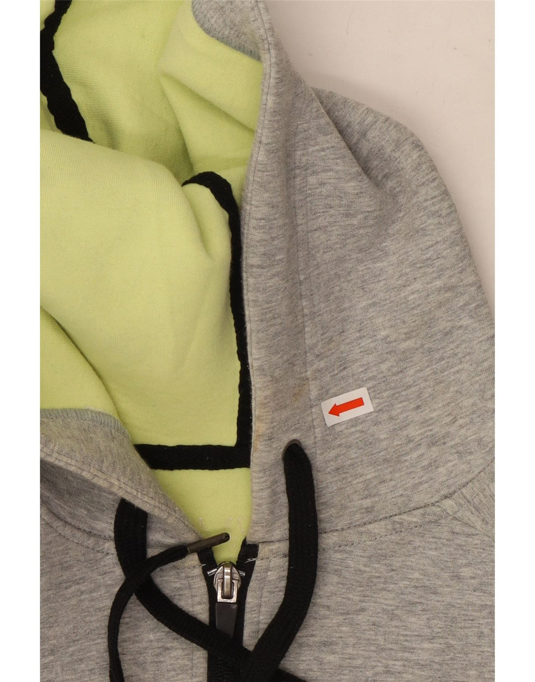 Marks & Spencer Pull à capuche zippé pour femme UK 12 Coton gris moyen