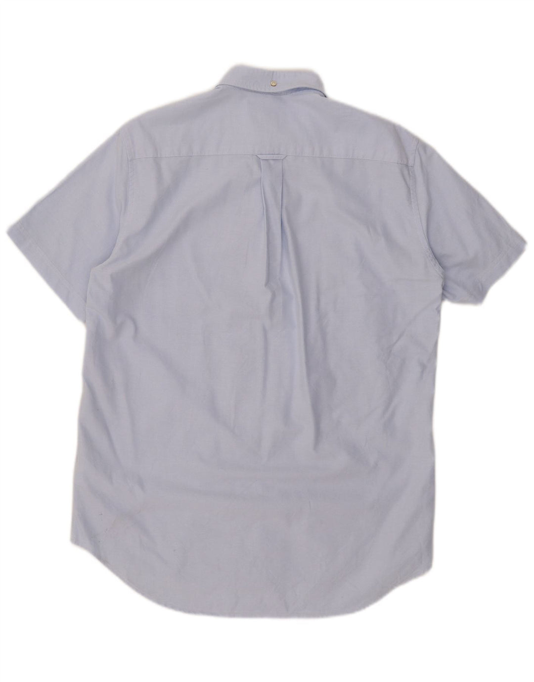 Gant Chemise à manches courtes pour hommes, coupe régulière, taille 39, bleu moyen, coton
