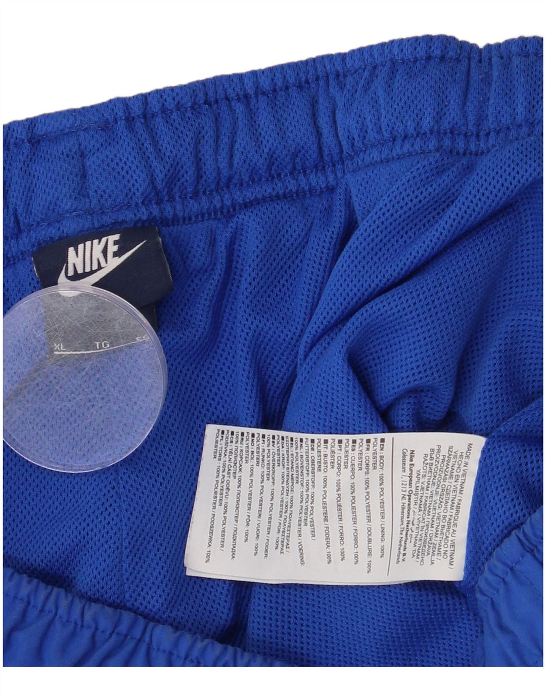 Nike Short de sport graphique pour homme XL Bleu Polyester