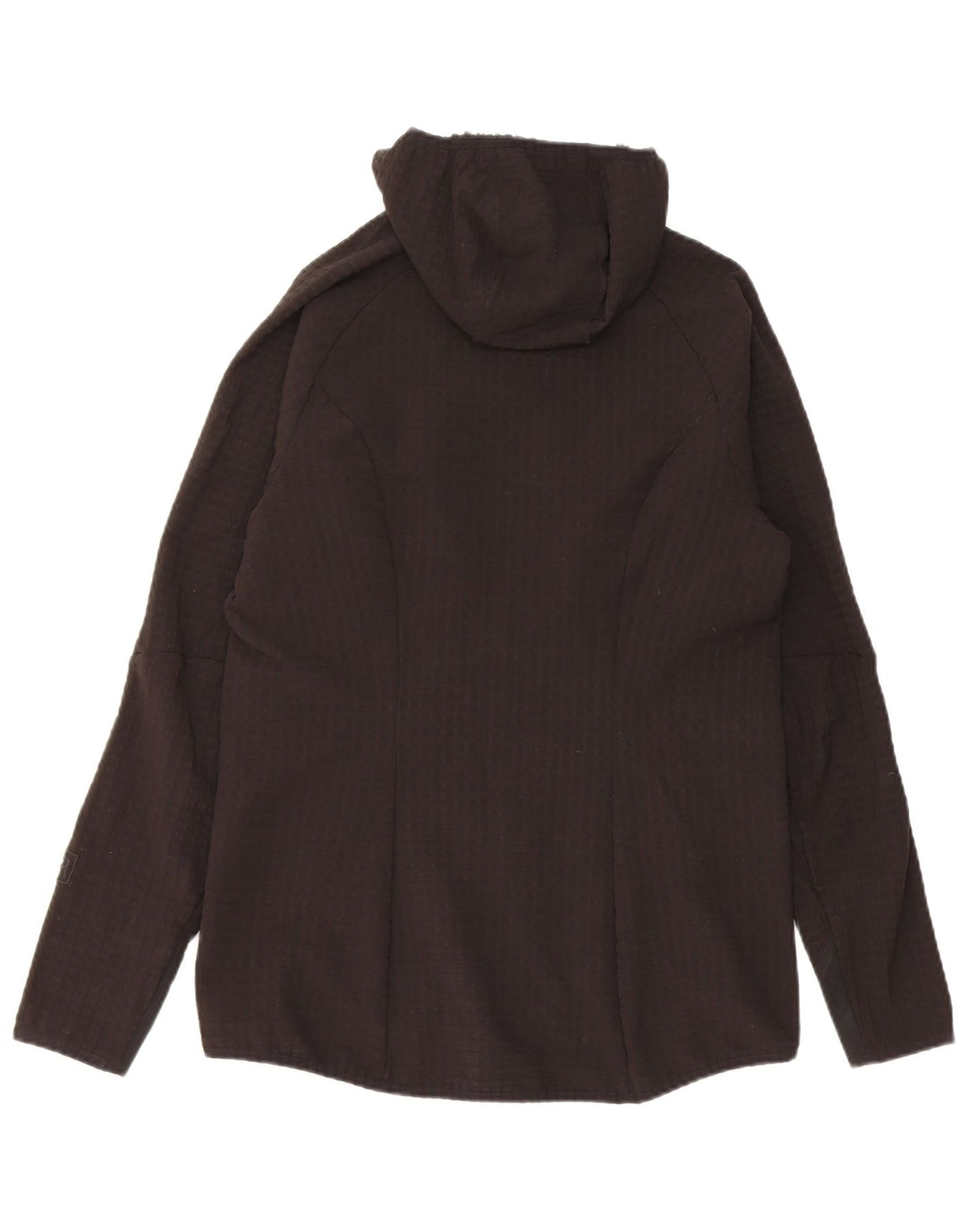 Patagonia Veste de survêtement à capuche pour femme UK 14 Large Noir Polyester