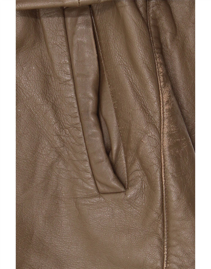 Veste en cuir homme vintage IT 52 XL Cuir marron