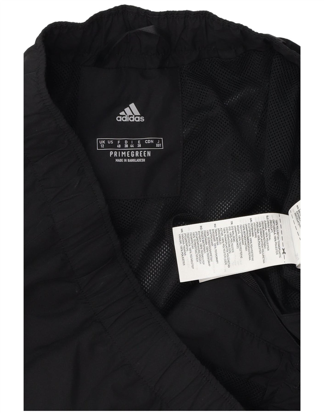 Adidas Pantalon imperméable Terrex pour femme UK 12 Medium Noir Polyester