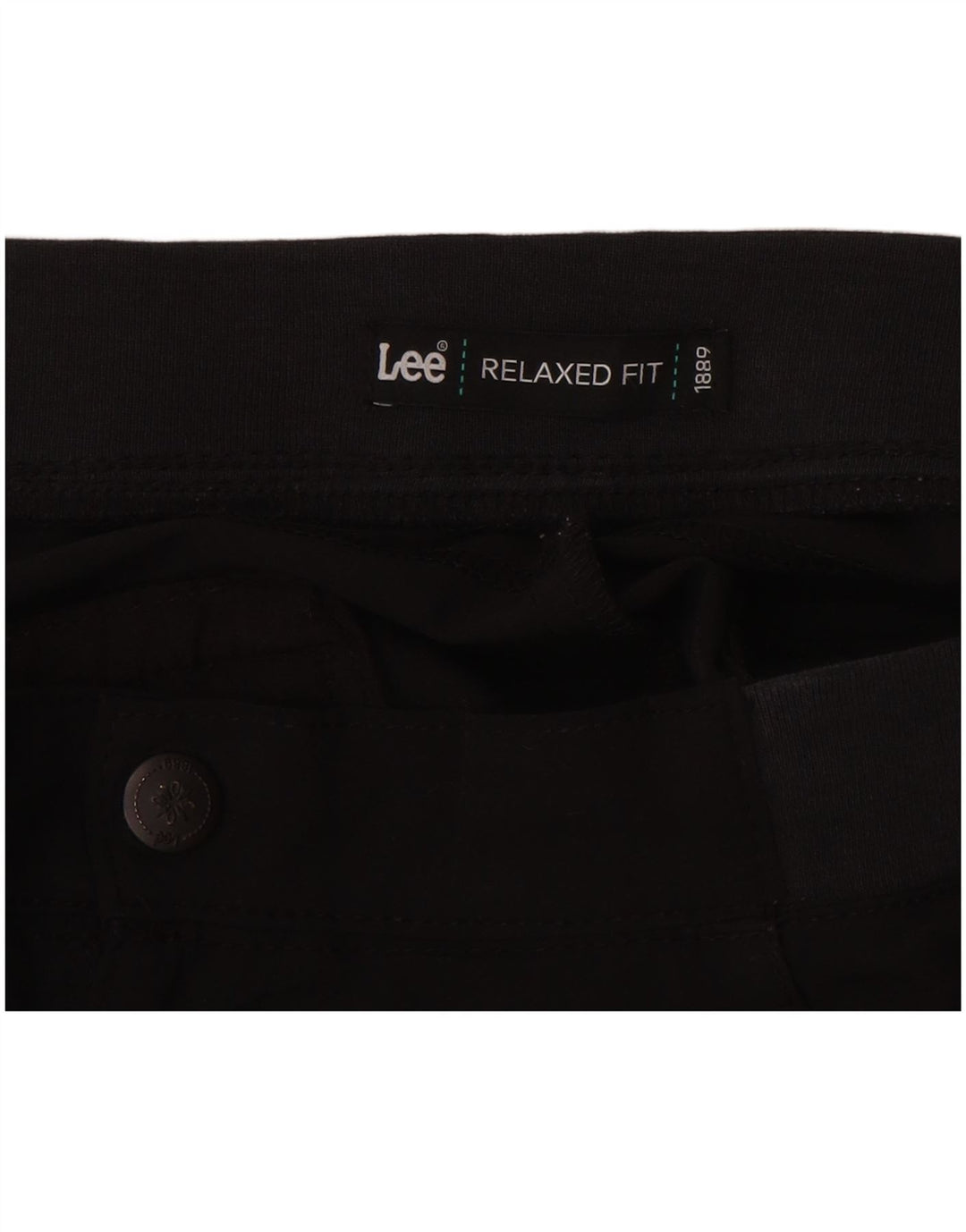 LEE Pantalon capri cargo coupe décontractée pour femme US 14 XL W34 L20 Noir