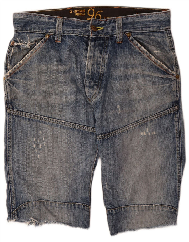 G-Star Short Elwood Denim W30 Homme Bleu Moyen