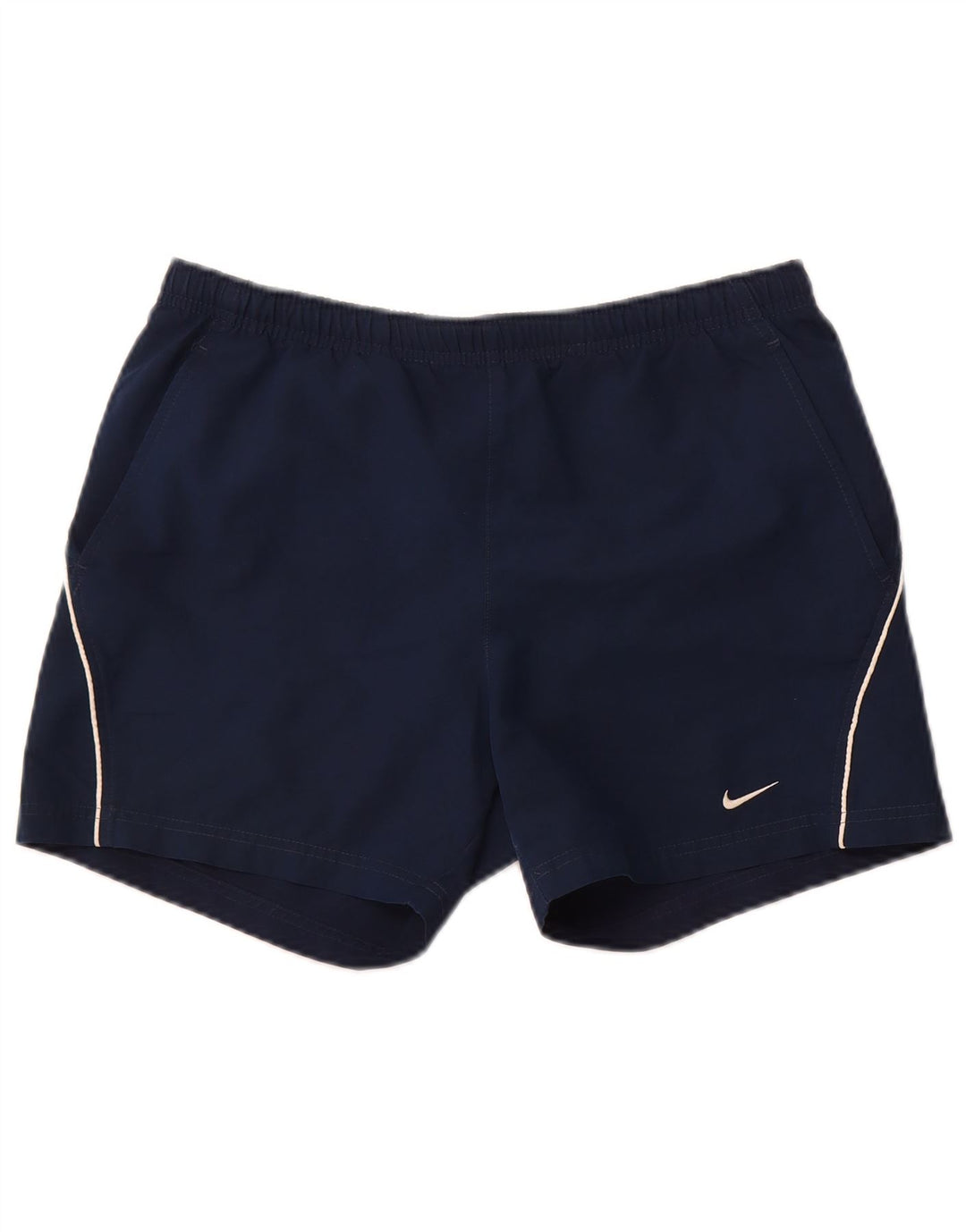 Short de bain Nike pour homme, petit, bleu marine, en polyester
