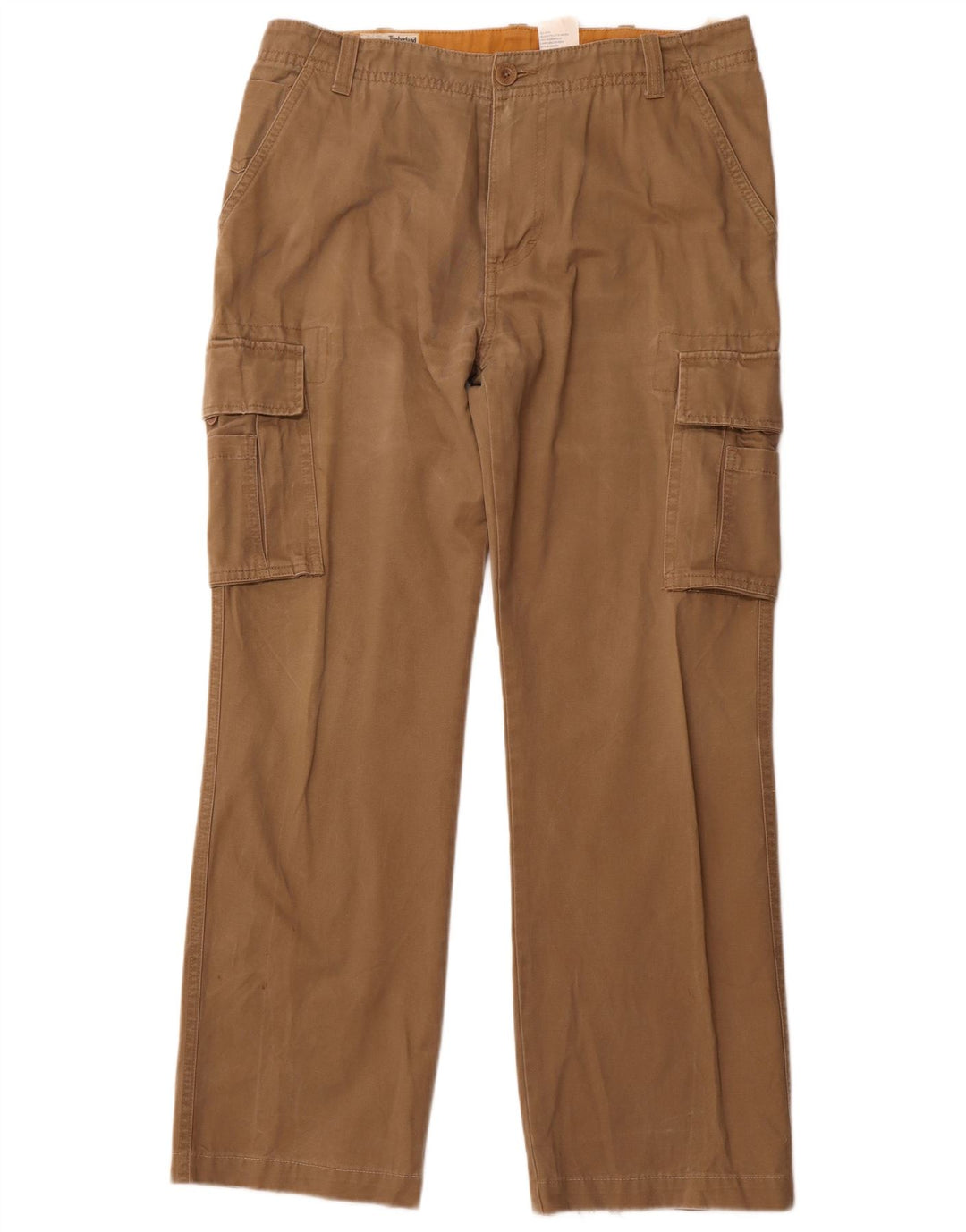 TIMBERLAND Pantalon Cargo Droit Homme W34 L32 Coton Beige
