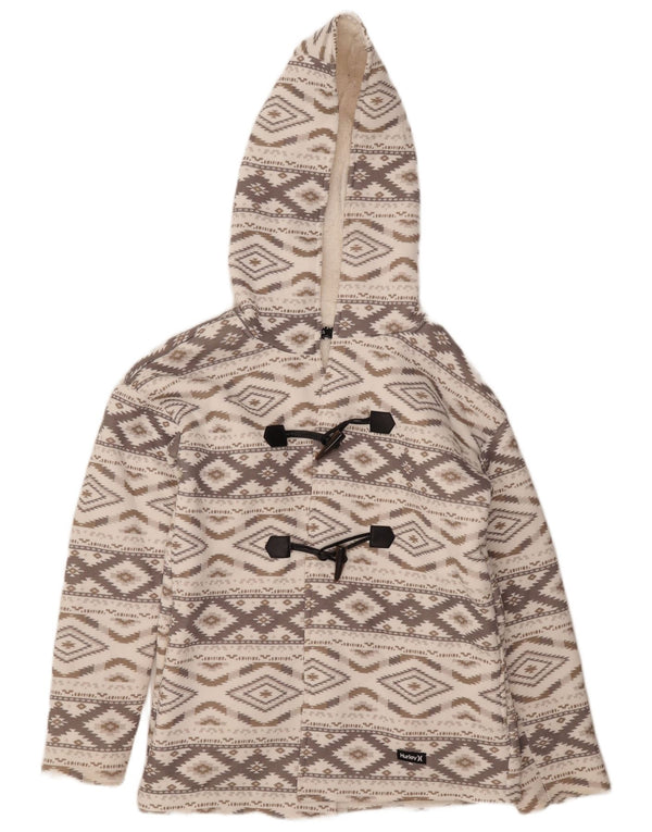 Hurley Veste de sport surdimensionnée pour femme UK 6 XS Gris Argyle/Diamond Aztec