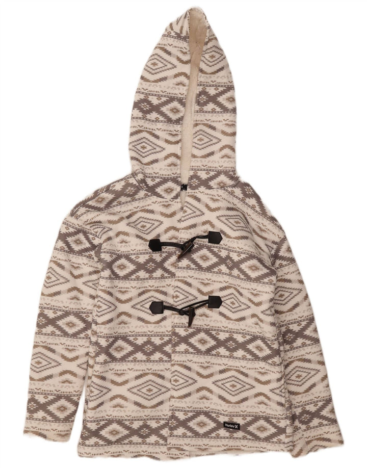 Hurley Veste de sport surdimensionnée pour femme UK 6 XS Gris Argyle/Diamond Aztec