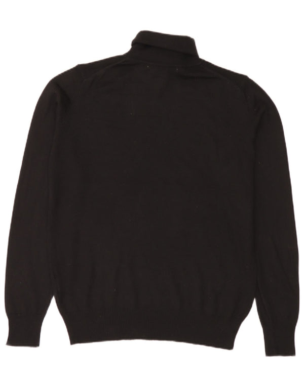 Zara Homme Pull Col Roulé Acrylique Noir Moyen