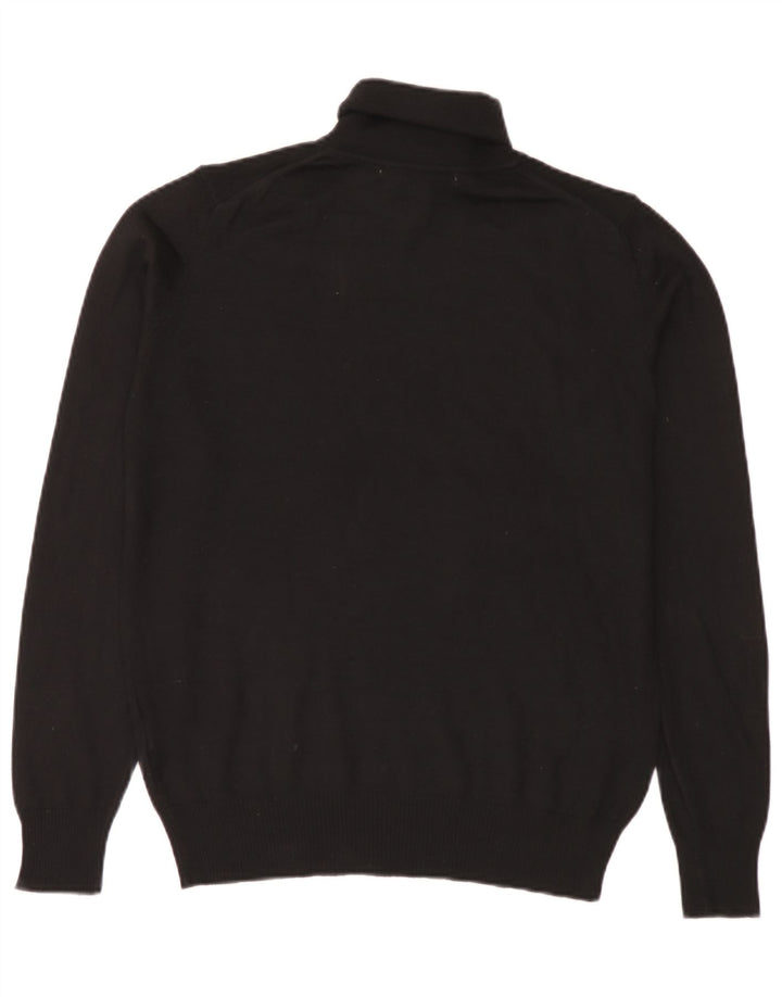 Zara Homme Pull Col Roulé Acrylique Noir Moyen