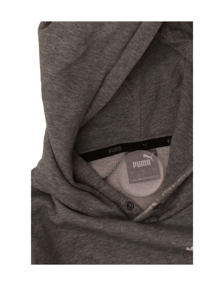 Puma Pull à capuche graphique pour homme - Grand gris
