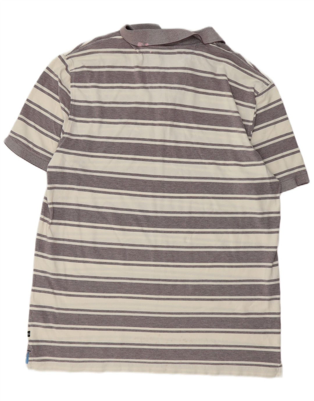 NAUTICA Polo Homme 2XL Gris Rayé Coton