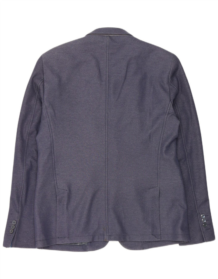 Zara Veste Blazer 2 Boutons Homme EU 56 XL Bleu Marine