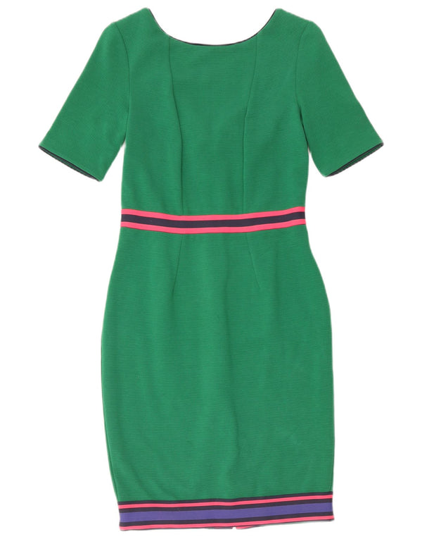 Robe fourreau Boden pour femme UK 8 Small en coton color block vert