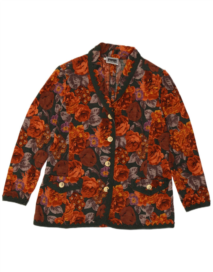 Luisa Spagnoli Veste Blazer 4 Boutons Femme IT 50 XL Multicolore Floral