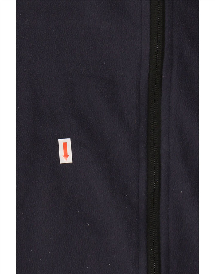 HELLY HANSEN Mens Fleece Jacket UK 40 Large Navy Blue Polyester