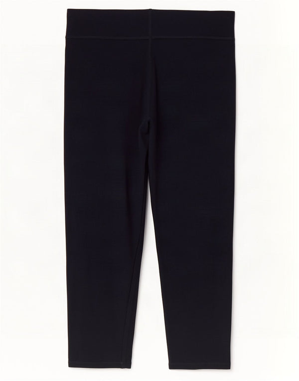 Marks & Spencer Legging Capri Femme UK 12 Bleu Marine Moyen Viscose